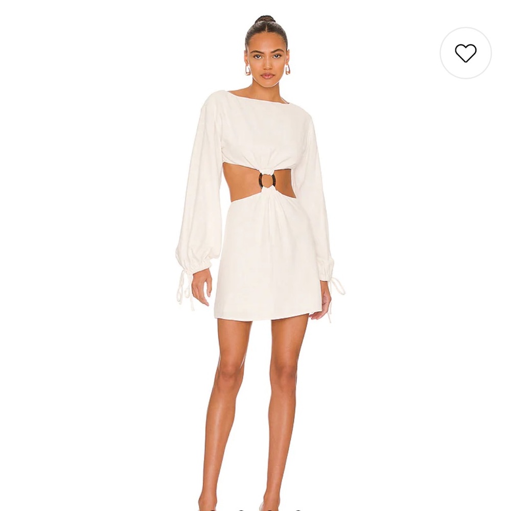 Lacamdemie XL summer white cut out mini